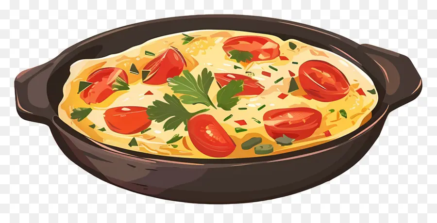 Tortilla Española，Tortilla En Sartén PNG