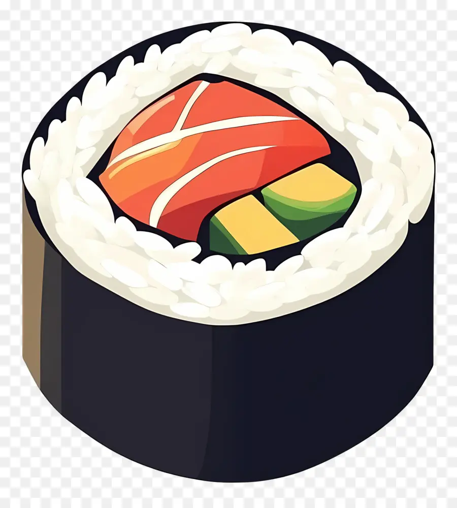 Rollo De Sushi，Pieza De Sushi PNG