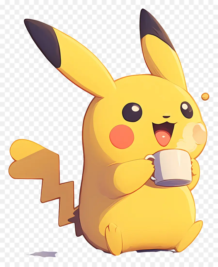 Pikachu，Carácter Amarillo PNG