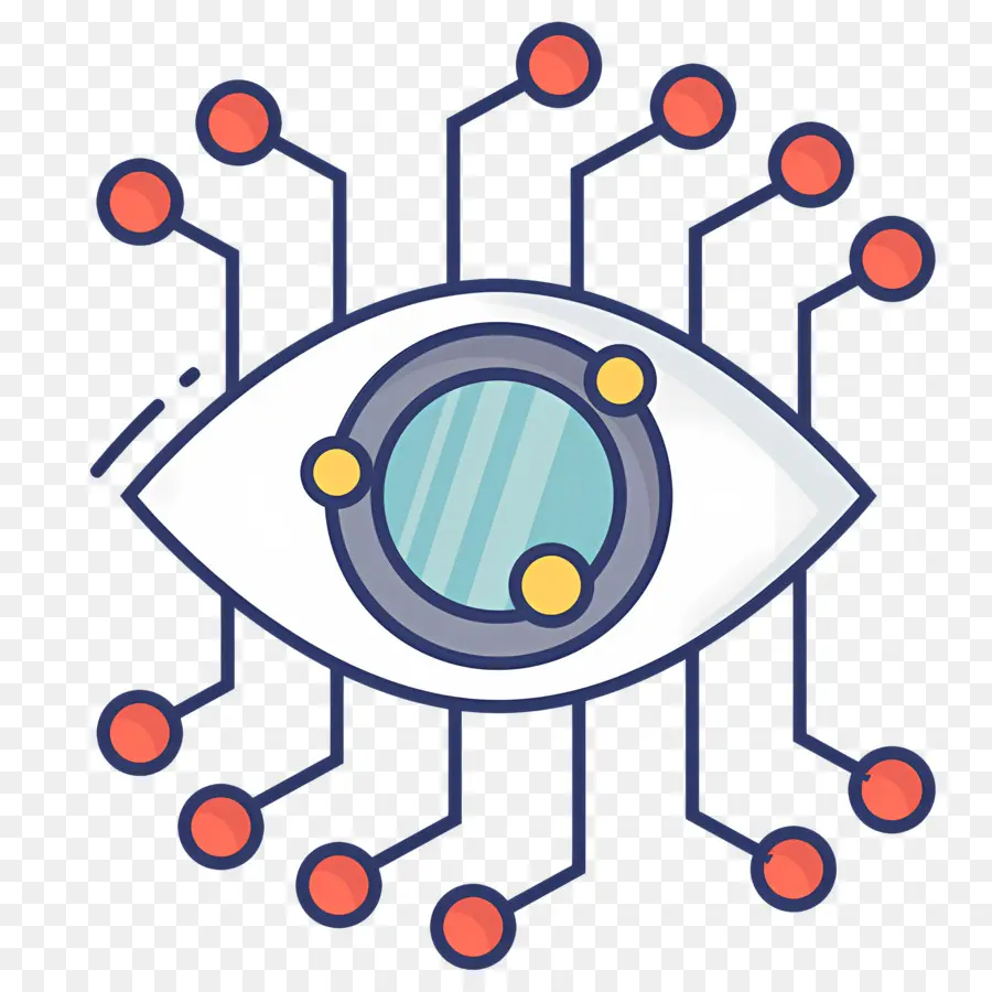 Inteligencia Artificial，Ojo Con Circuitos PNG