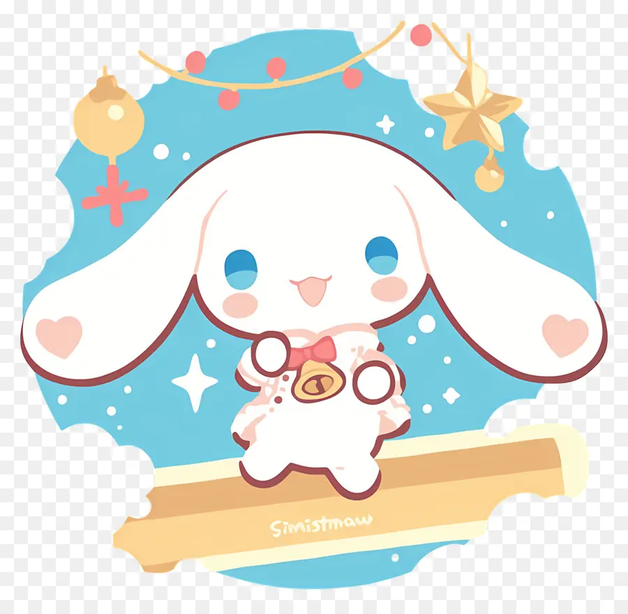 Lindo Cinnamoroll，Lindo Conejito Con Campana PNG