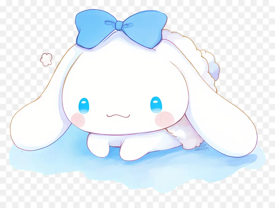 Cinnamoroll Durmiendo，Lindo Personaje Con Lazo PNG