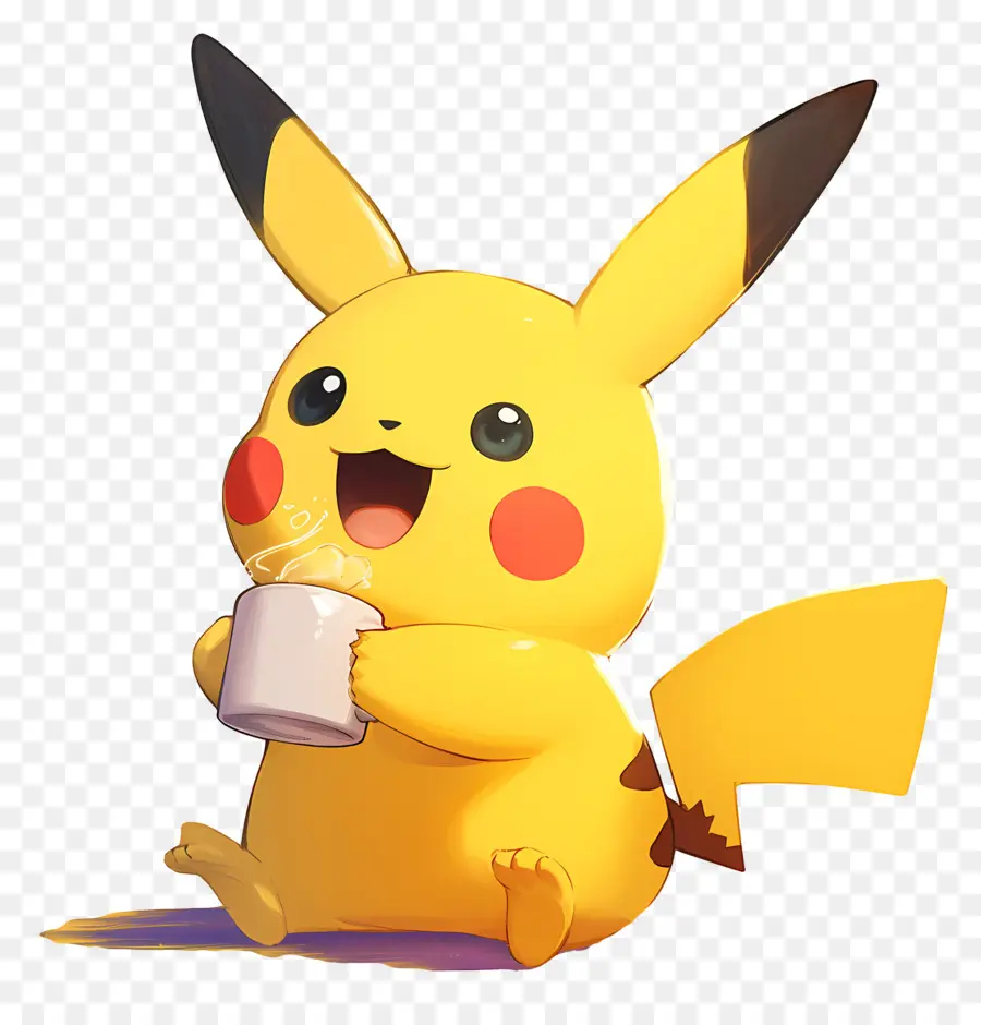 Pikachu，Carácter Amarillo PNG