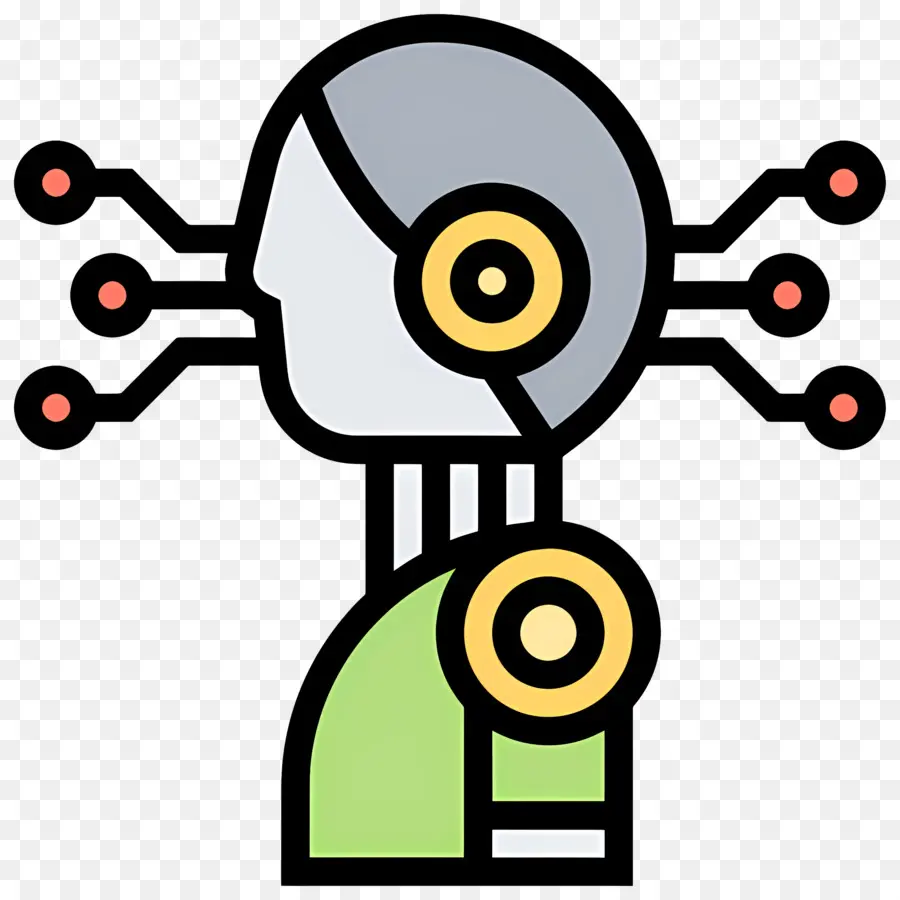 Inteligencia Artificial，Cabeza De Robot PNG