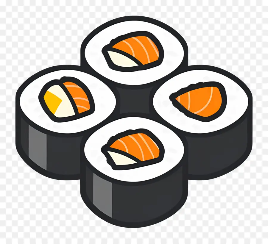 Rollo De Sushi，Rollos De Sushi PNG