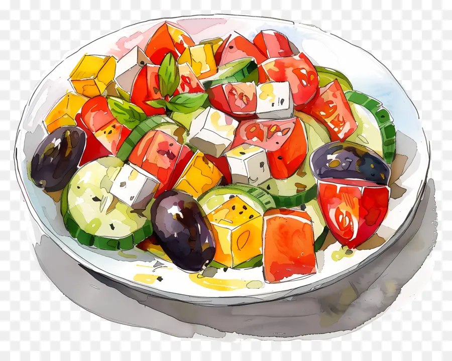 Ensalada Griega，Ensalada PNG