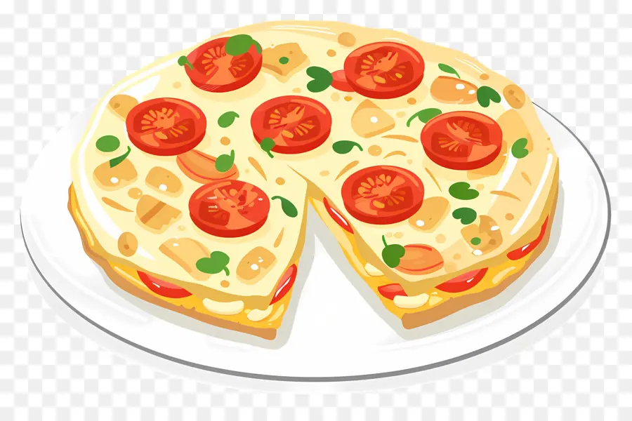 Tortilla Española，Pizza PNG