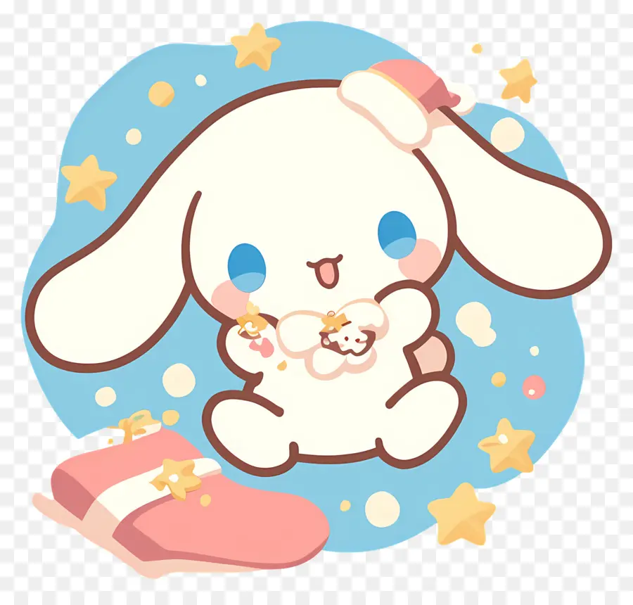 Lindo Cinnamoroll，Lindo Conejito Con Merienda PNG