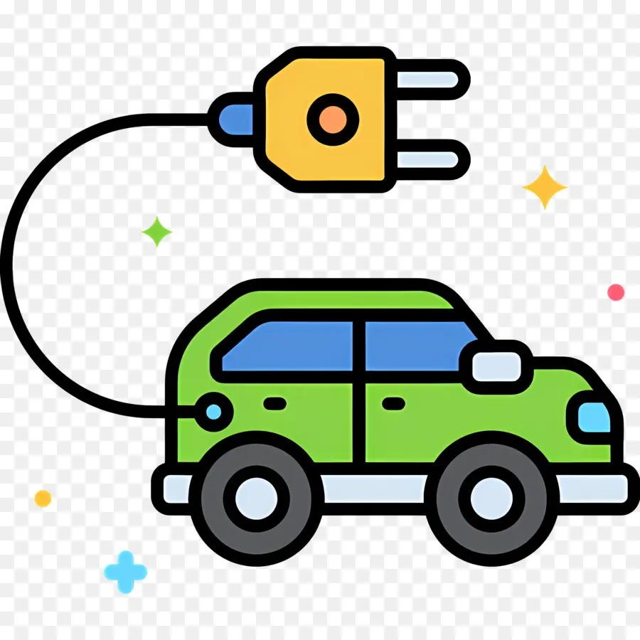 Sostenibilidad，Coche Eléctrico PNG