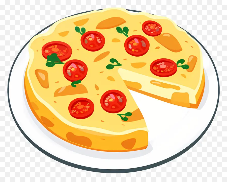 Tortilla Española，Pizza PNG