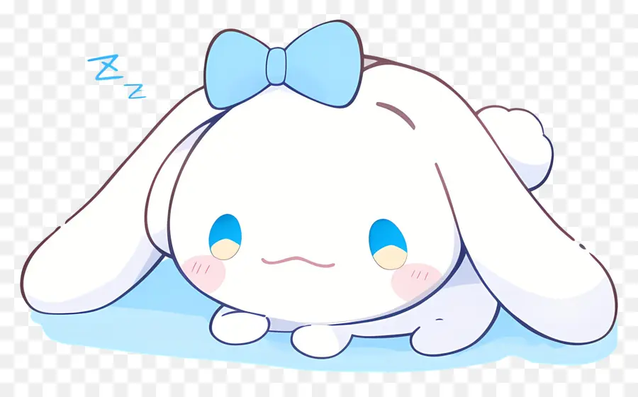 Cinnamoroll Durmiendo，Lindo Personaje Con Lazo PNG