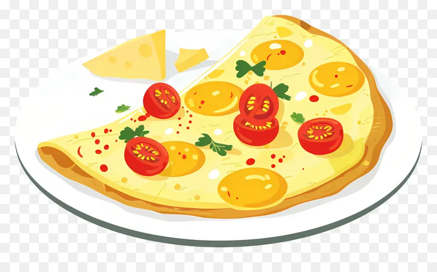 Tortilla Española，Tortilla Con Tomates PNG