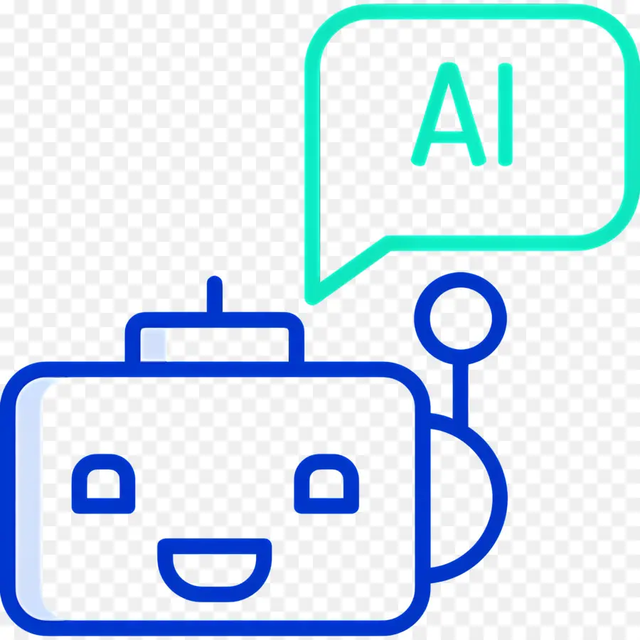 Inteligencia Artificial，Icono De Robot De Ia PNG