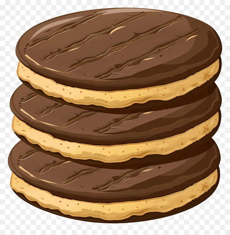 Galleta De Chocolate，Galletas Sándwich De Chocolate PNG