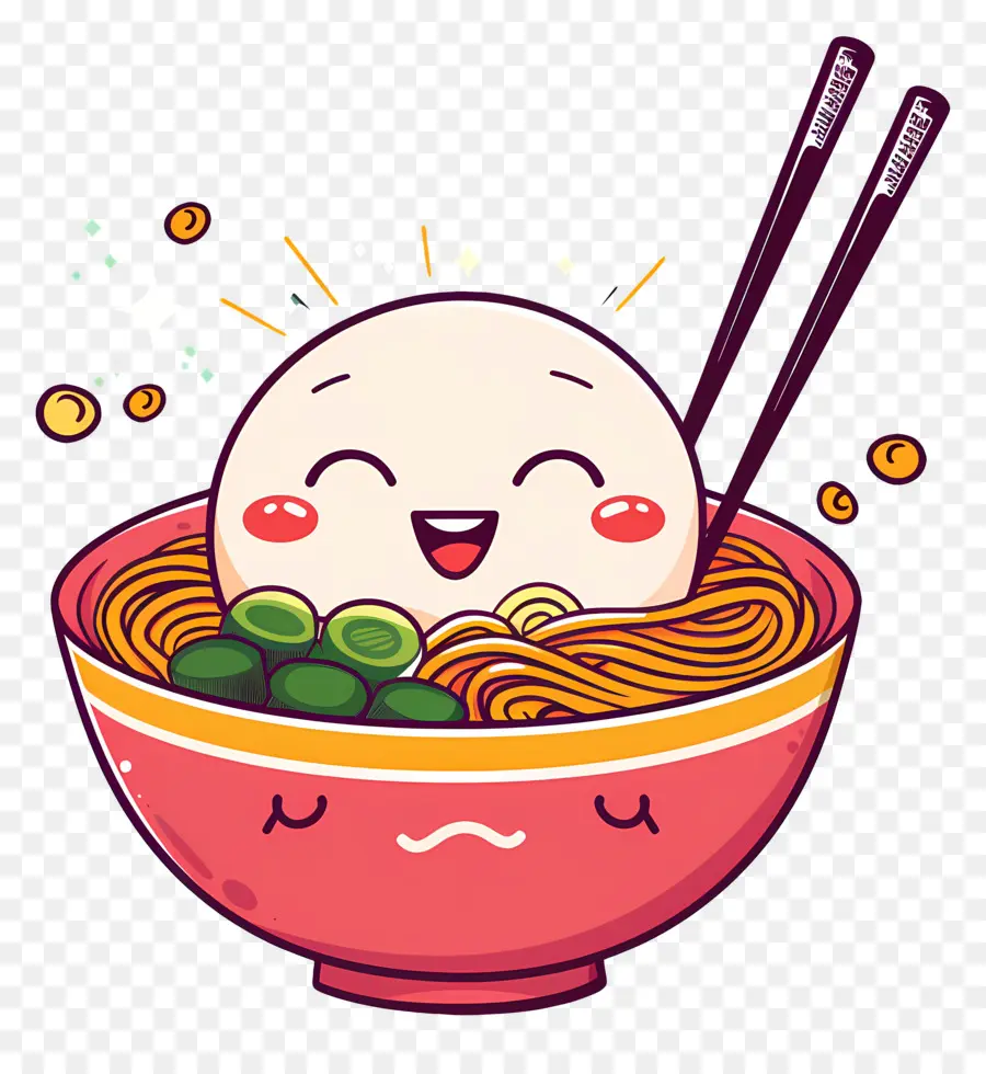 Tazón De Ramen，Lindo Tazón De Fideos PNG