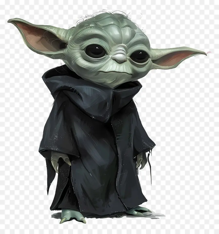 Yoda，Criatura Verde En Bata PNG