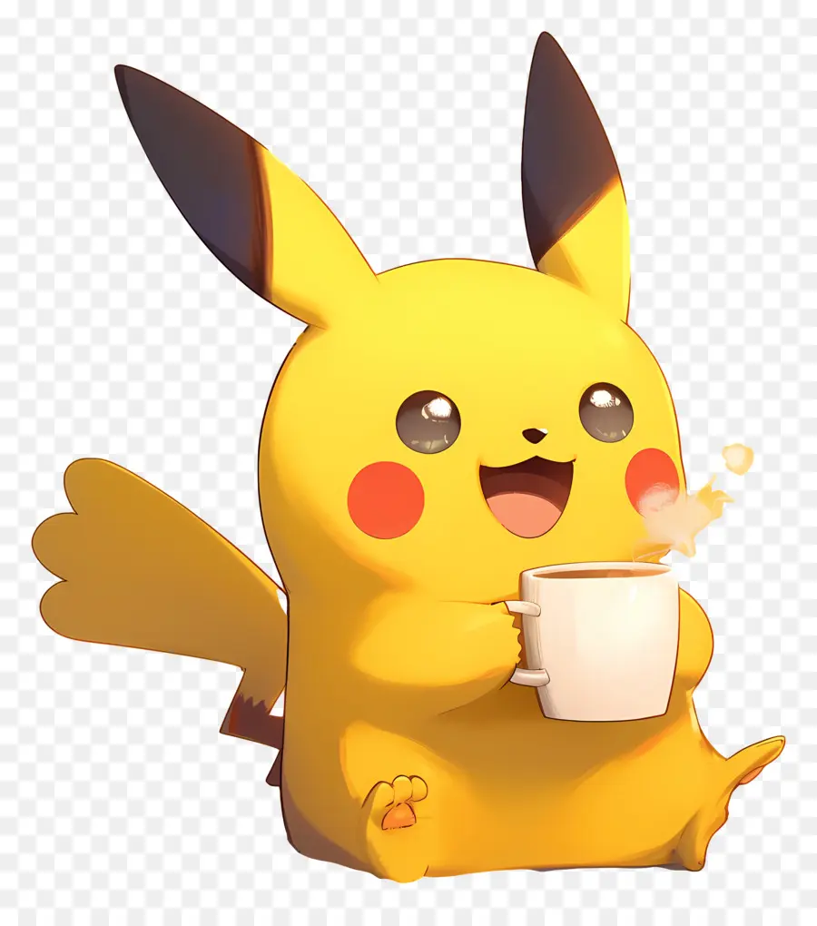 Pikachu，Carácter Amarillo PNG