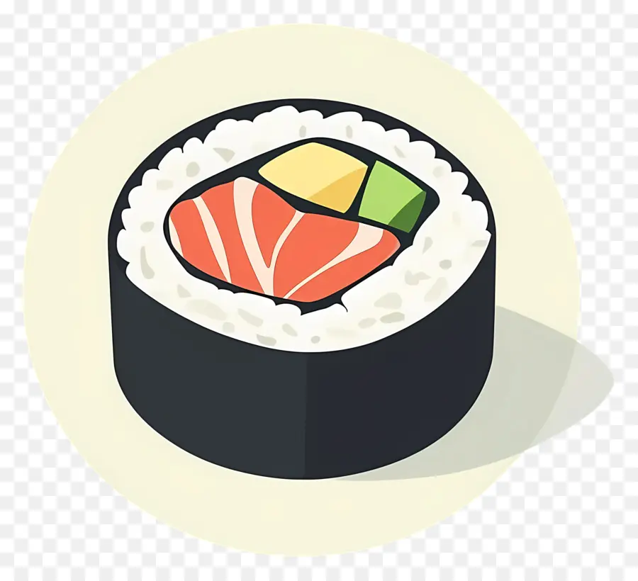 Rollo De Sushi，Pieza De Sushi PNG