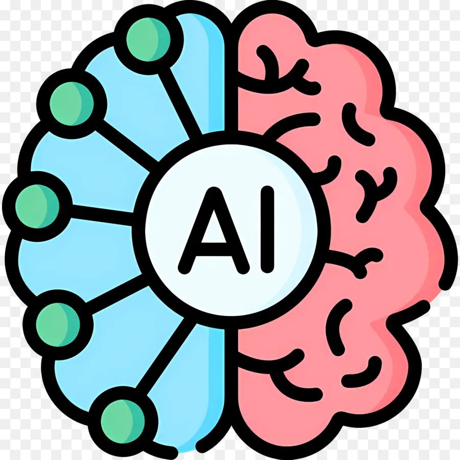 Inteligencia Artificial，Cerebro De Ia PNG