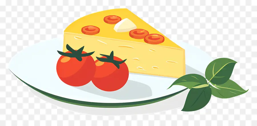 Tortilla Española，Rebanada De Queso PNG