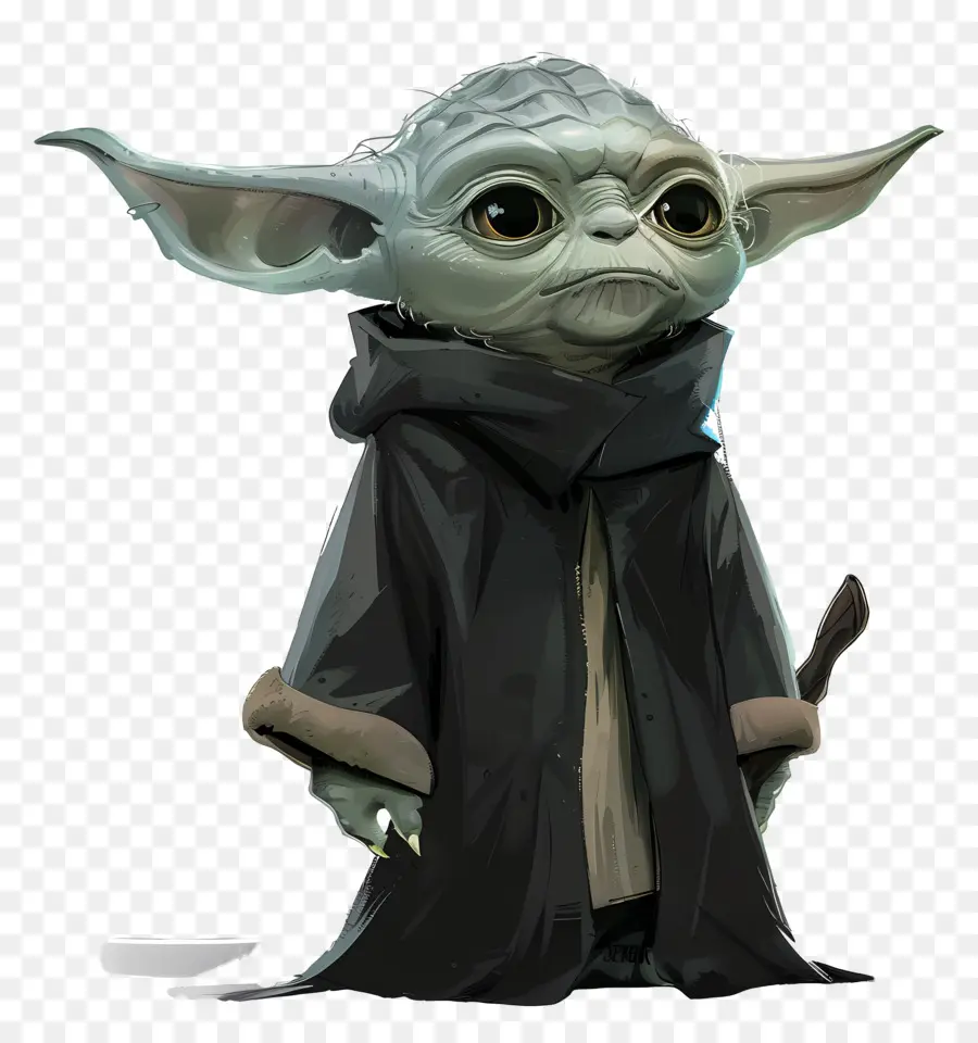 Yoda，Criatura Verde En Bata PNG