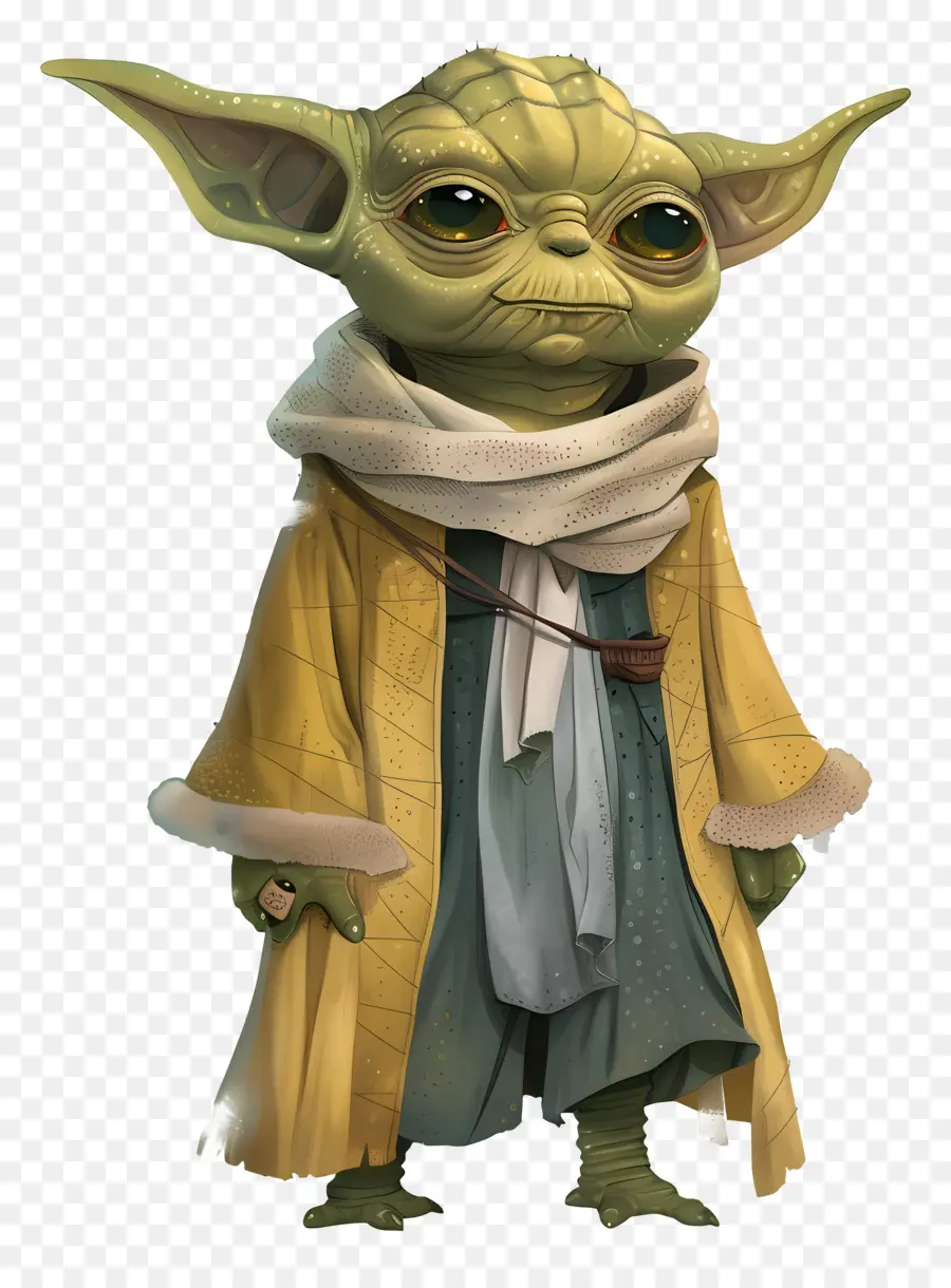 Yoda，Criatura Verde En Bata PNG