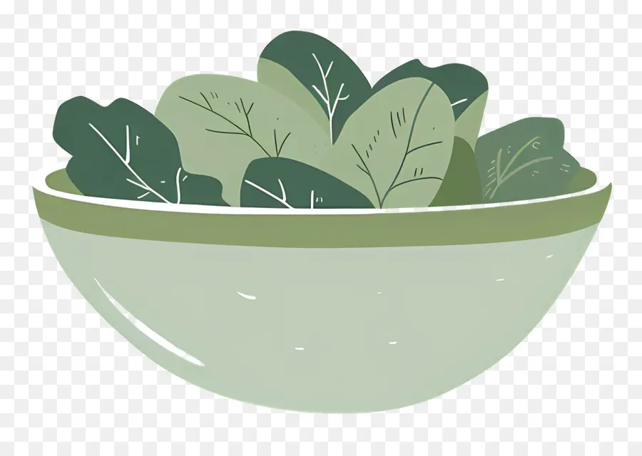 Ensalada Verde，Ensalada De Hojas Verdes PNG