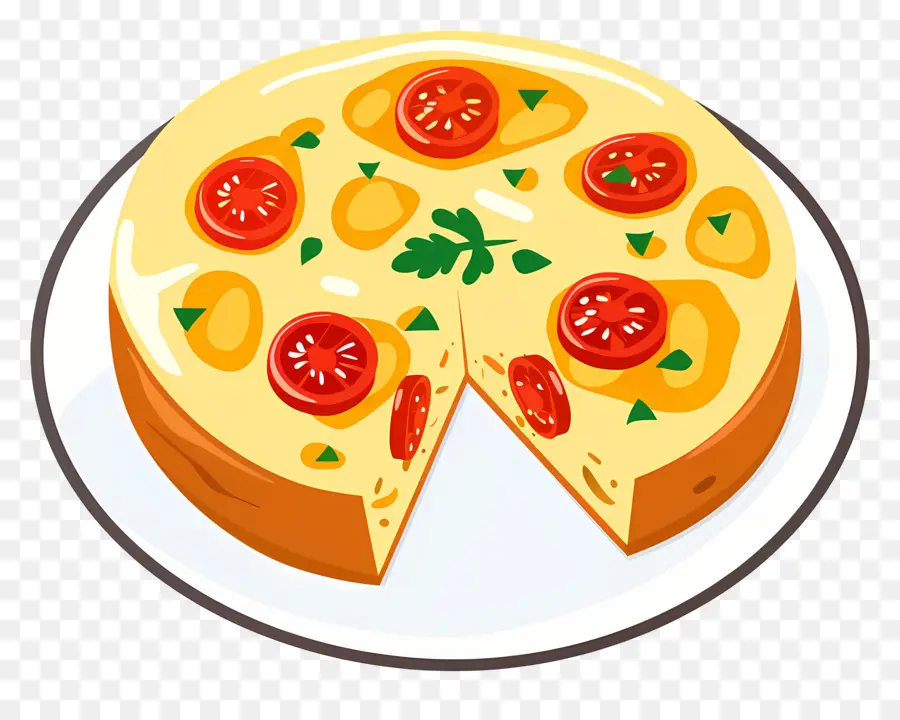 Tortilla Española，Pizza PNG