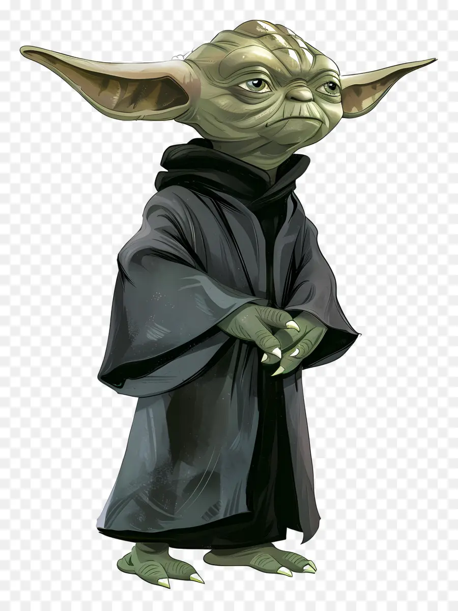 Yoda，Criatura Verde En Bata PNG