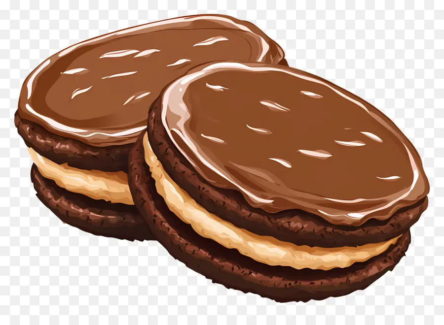 Galleta De Chocolate，Galletas Sándwich De Chocolate PNG