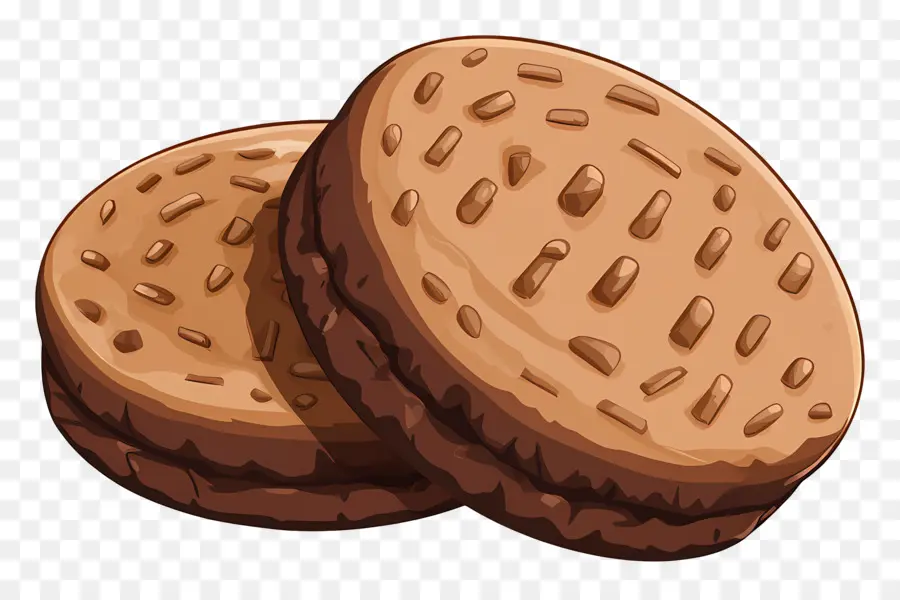 Galleta De Chocolate，Galletas De Dibujos Animados PNG