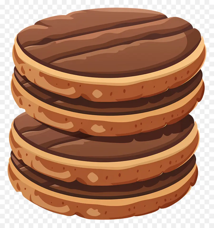 Galleta De Chocolate，Galletas Sándwich De Chocolate PNG