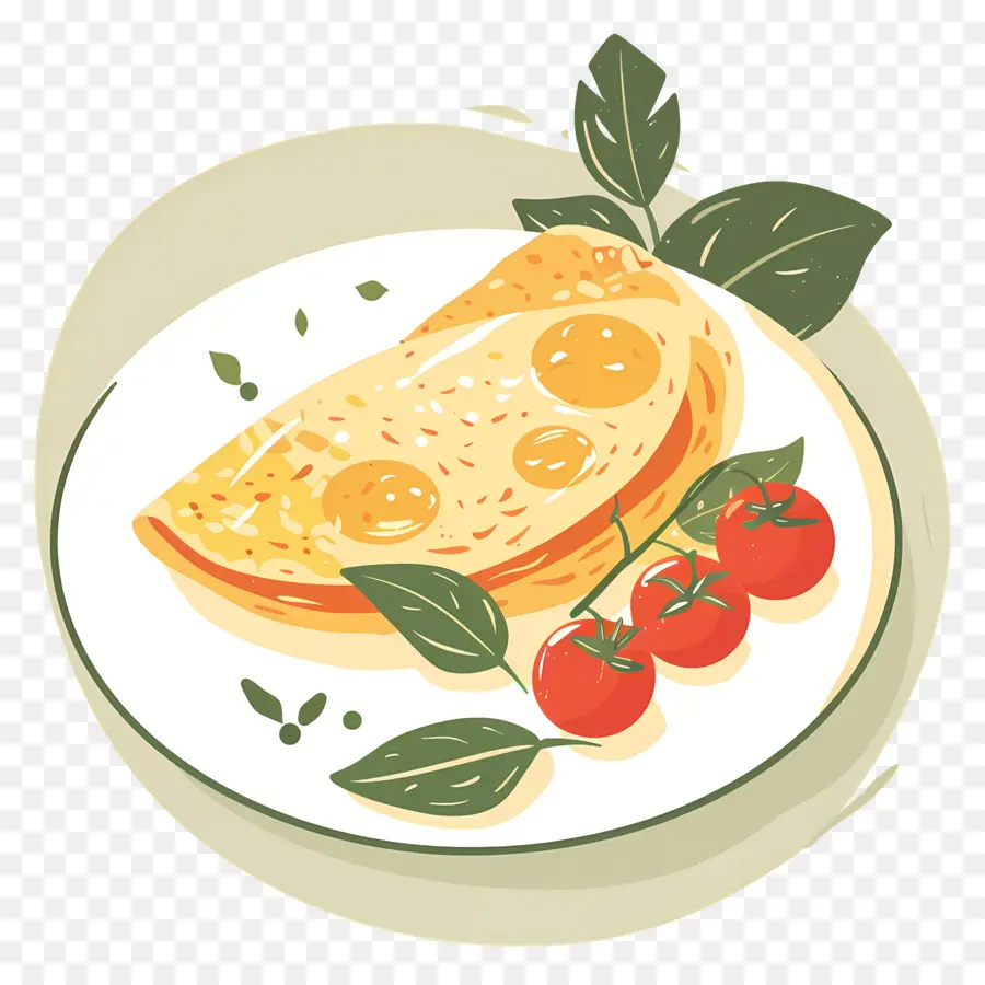 Tortilla Española，Tortilla Con Tomates PNG