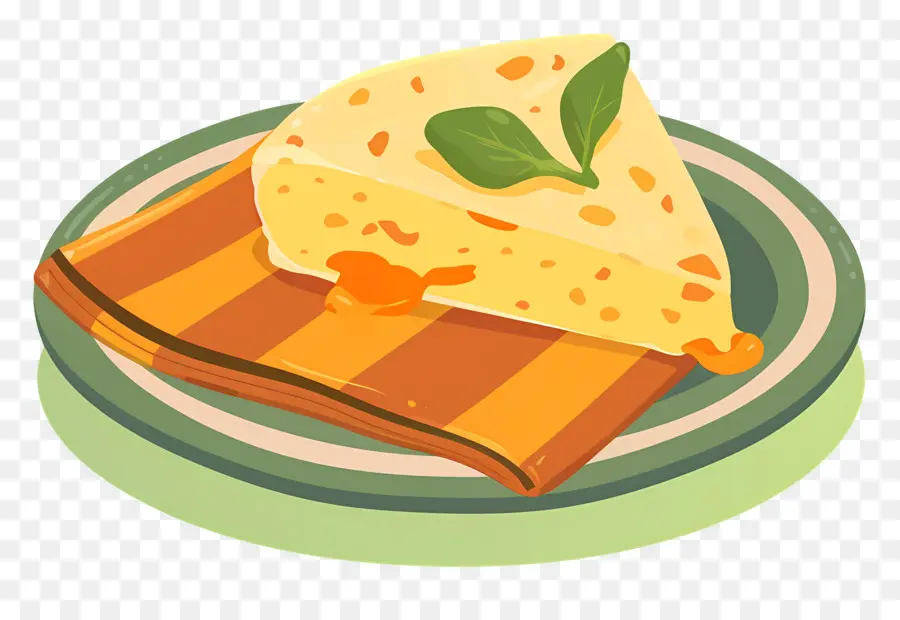 Tortilla Española，Rebanada De Tortilla PNG