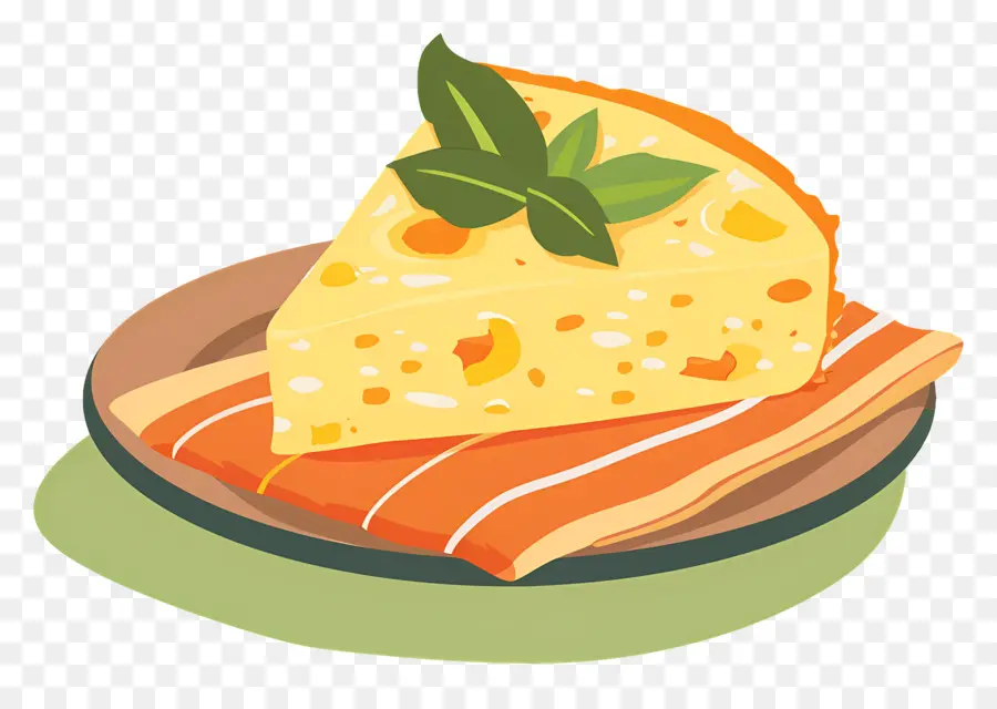 Tortilla Española，Rebanada De Tortilla PNG