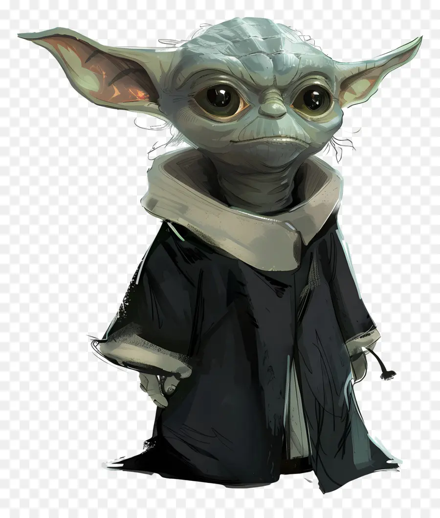 Yoda，Criatura Verde En Bata PNG