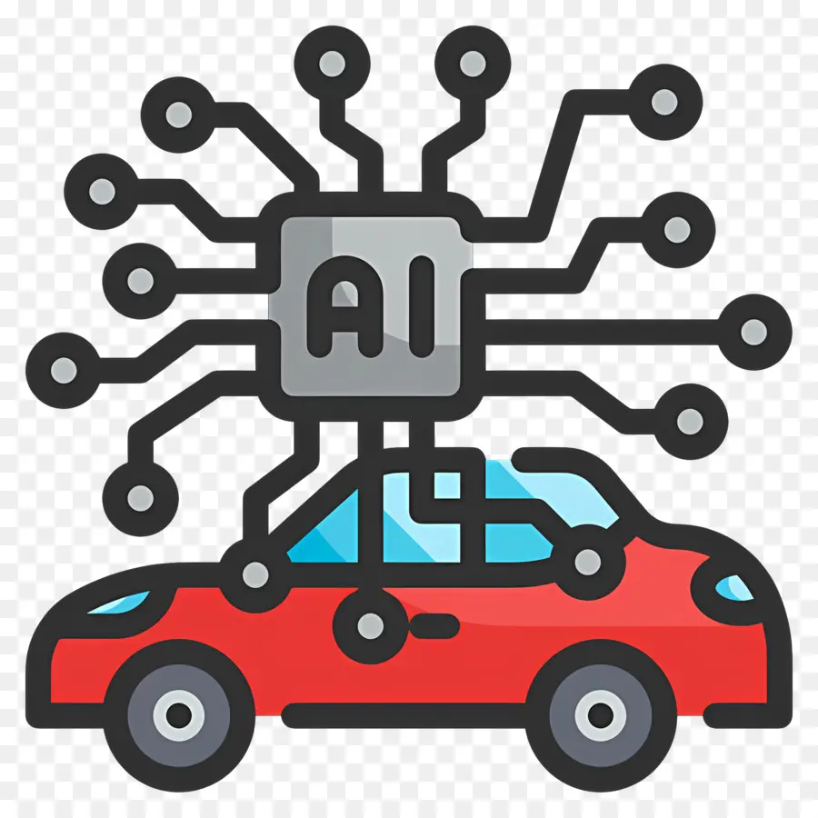 Inteligencia Artificial，Coche De Ia PNG