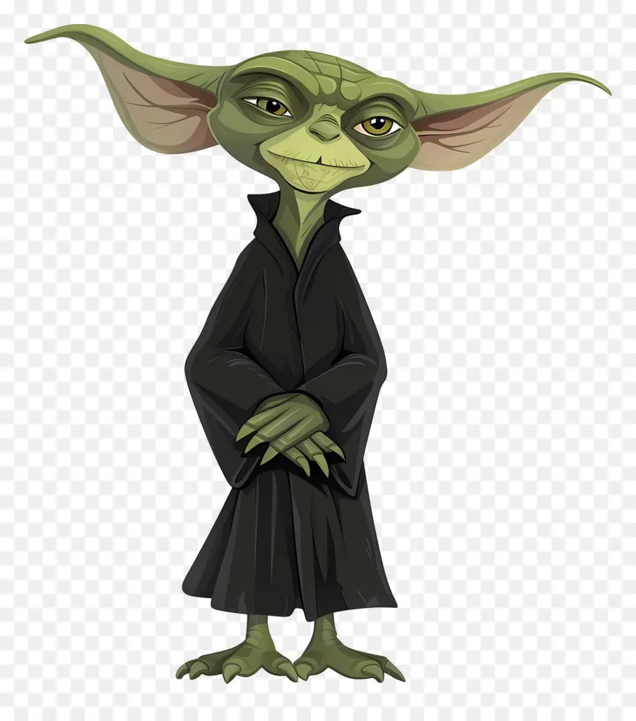 Yoda，Criatura Verde En Bata PNG