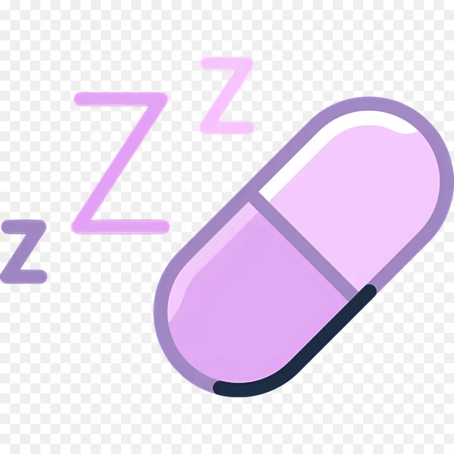 Medicina Para Dormir，Pastilla Para Dormir Morada PNG