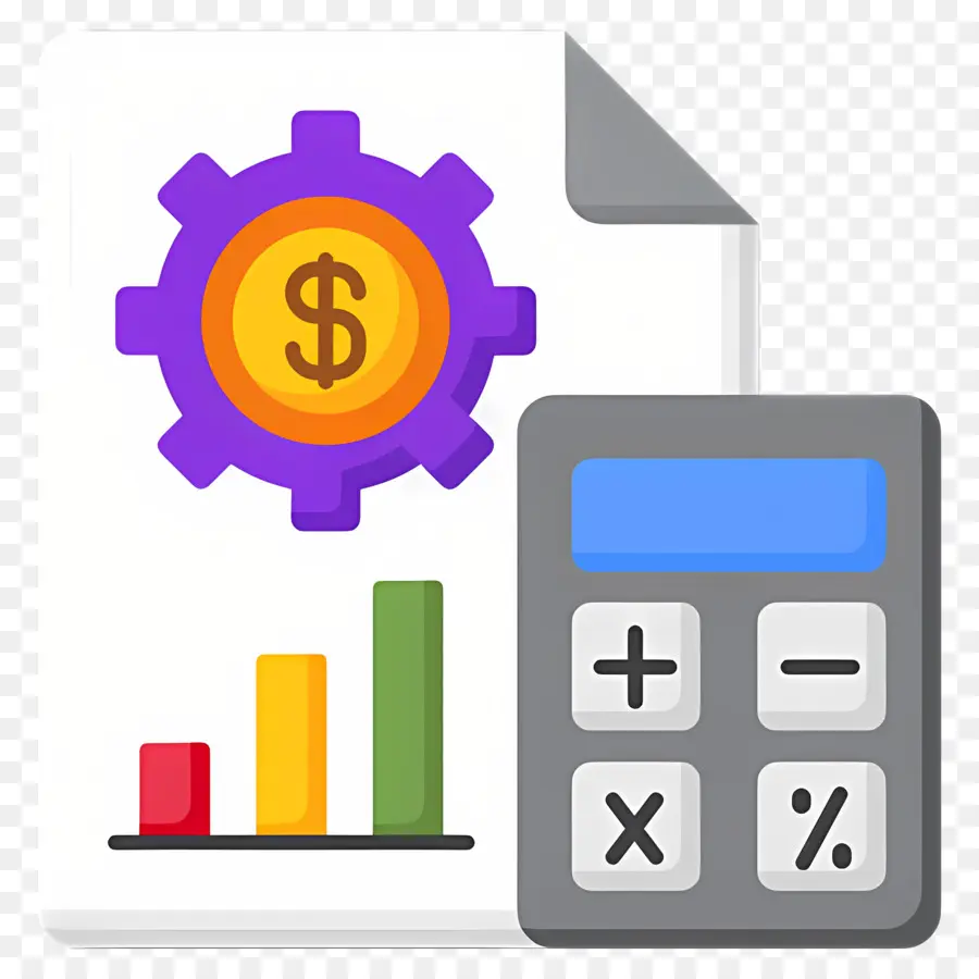 Presupuesto Y Finanzas，Calculadora Y Cuadro Financiero PNG