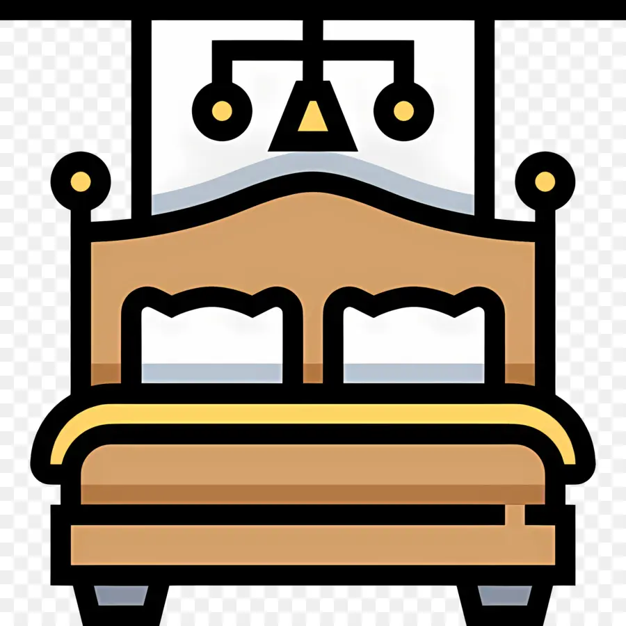 Dormitorio，Cama PNG