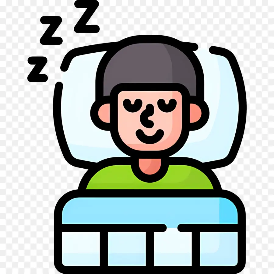 Dormir Zzz，Persona Dormida PNG