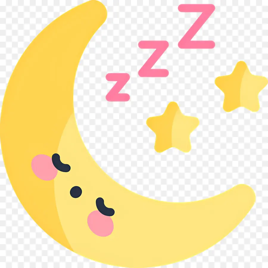 Dormir Zzz，Luna Y Estrellas Con Zzz PNG