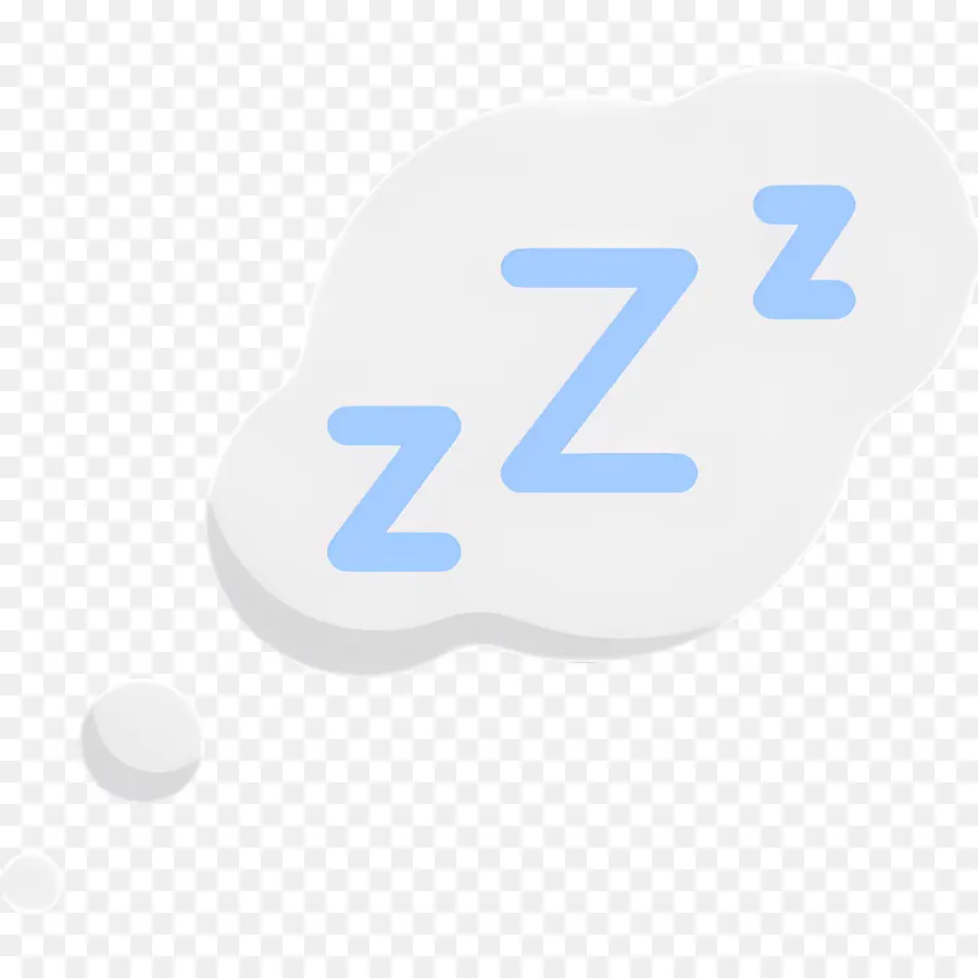 Dormir Zzz，Nube De Sueño PNG