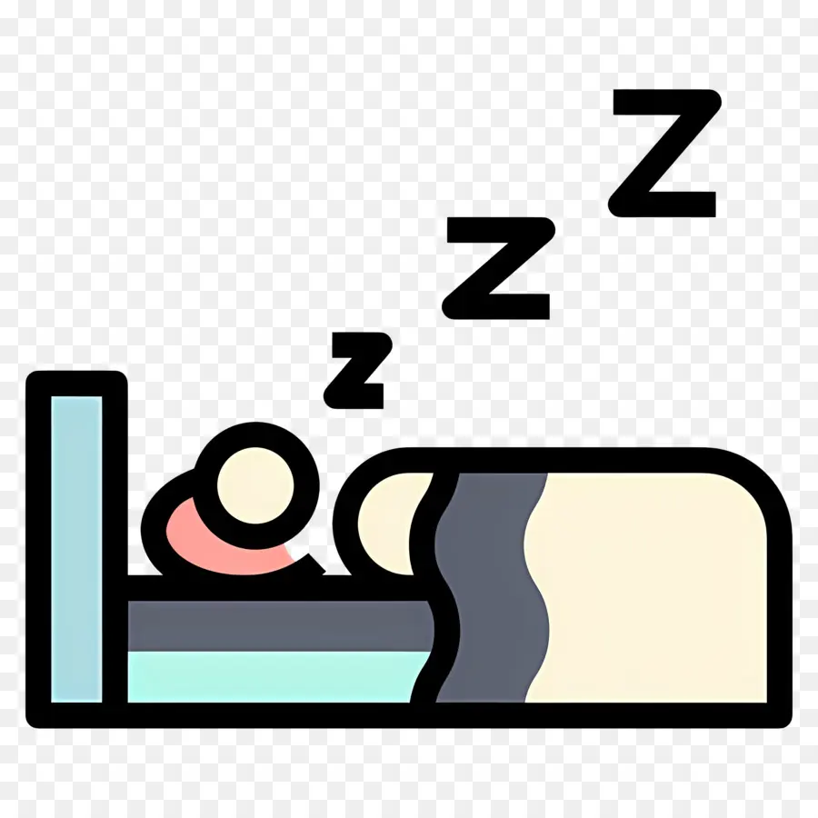 Dormir Zzz，Persona Durmiendo PNG