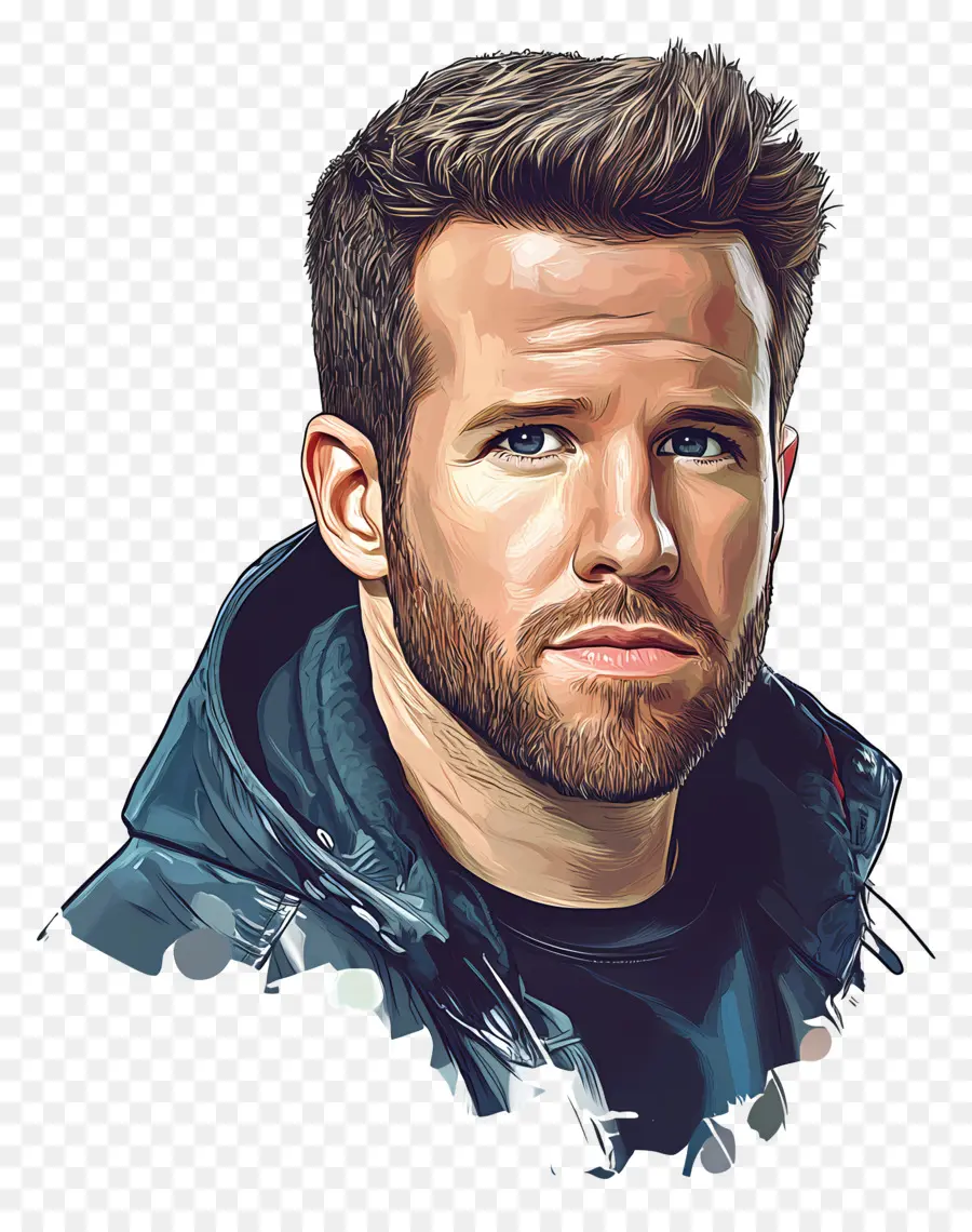 Ryan Reynolds，Hombre Ilustrado PNG