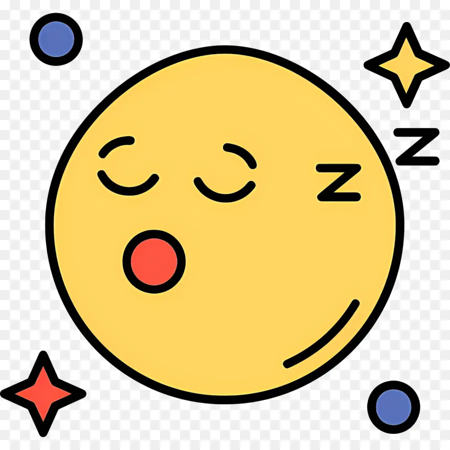 Dormir Zzz，Cara Soñolienta PNG