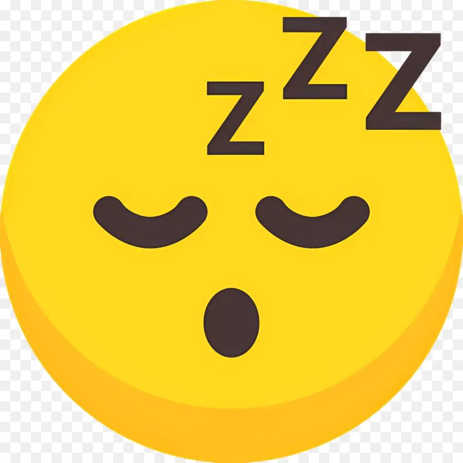 Dormir Zzz，Emoji Durmiendo PNG