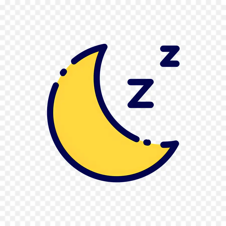 Dormir Zzz，Luna Con Z PNG