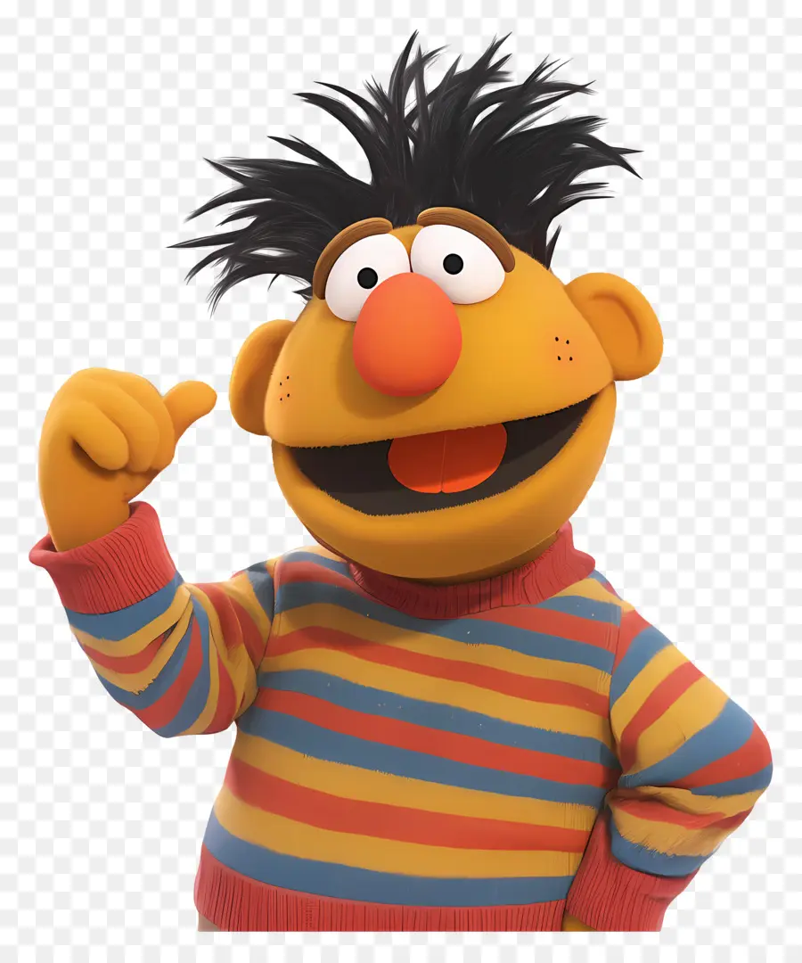 Ernie，Personaje De Dibujos Animados PNG